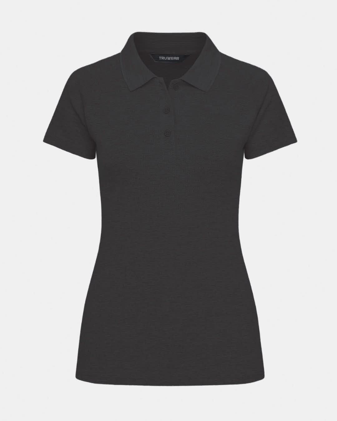 Women's Rise Polo Black - Black