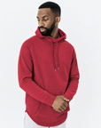 Scuba Heather Maroon Hoodie