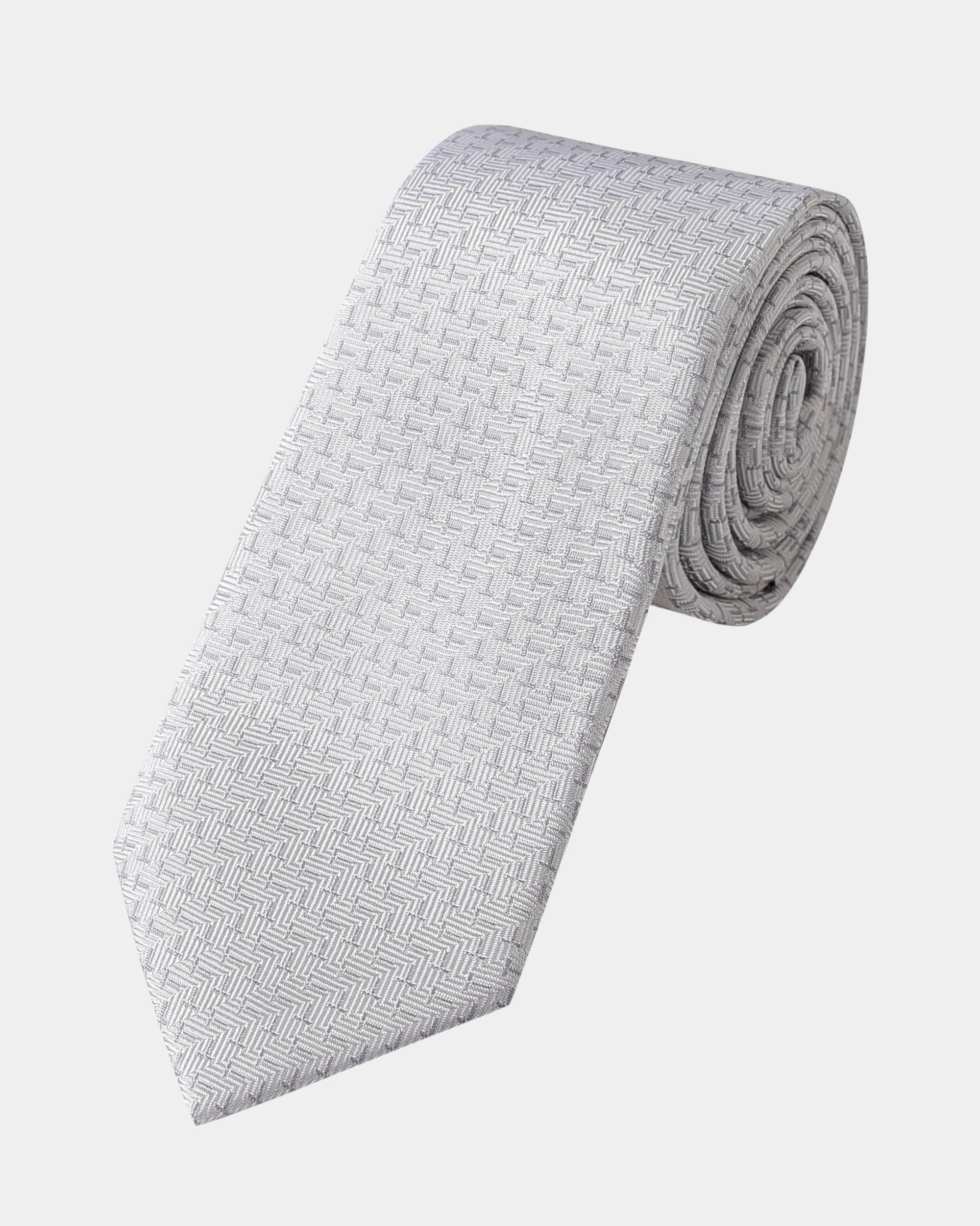 Elite Silk Tie T Pattern Creme - Creme