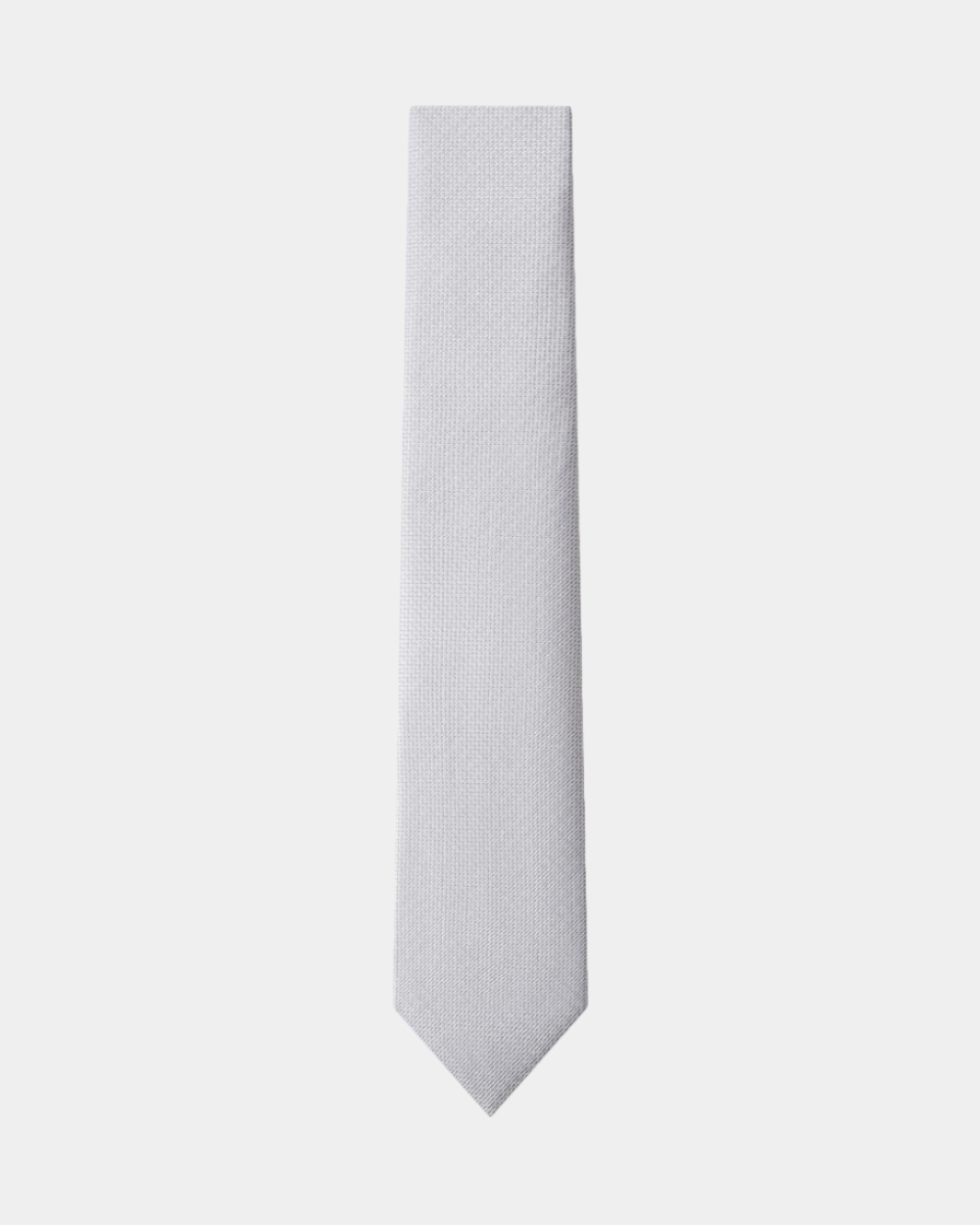 Elite Silk Tie Geometric Pattern Creme - Creme