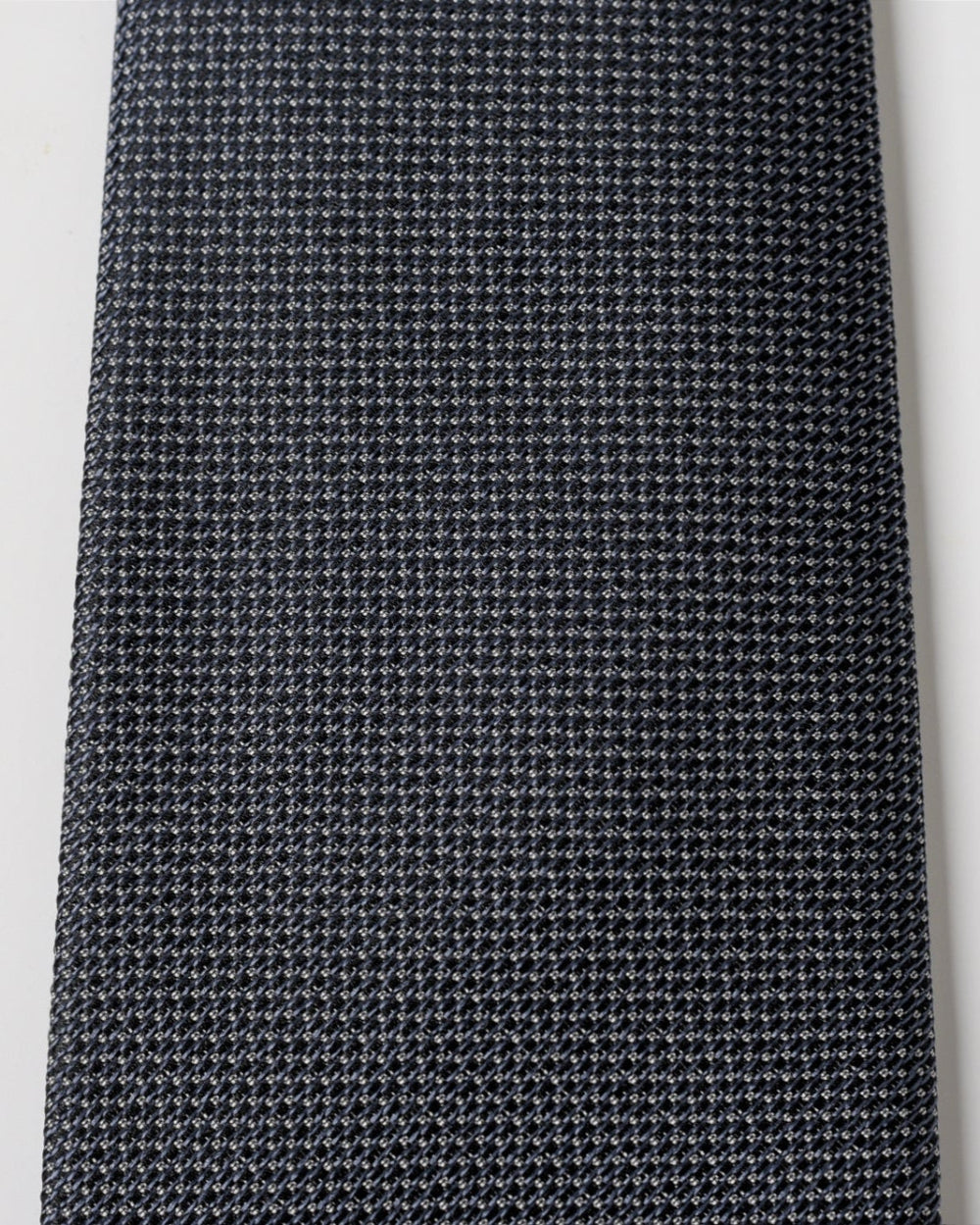 Elite Silk Tie Geometric Pattern Navy - Navy