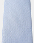 Elite Silk Tie Geometric Pattern Light Blue - Blue