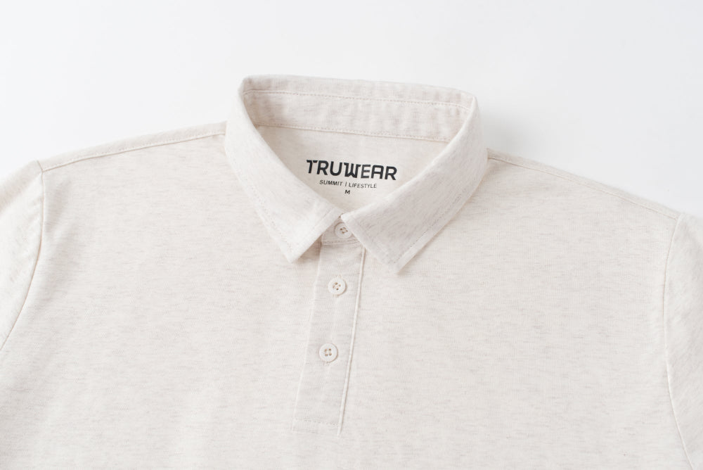 Summit Heather Bone Polo
