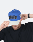 Cougars Royal Blue Grey Brim Hat Adults