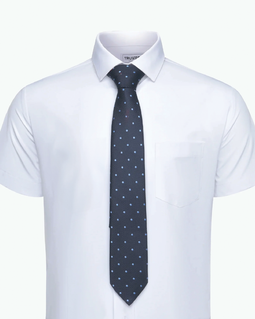 Immortal Navy Polka Dot Tie - Navy