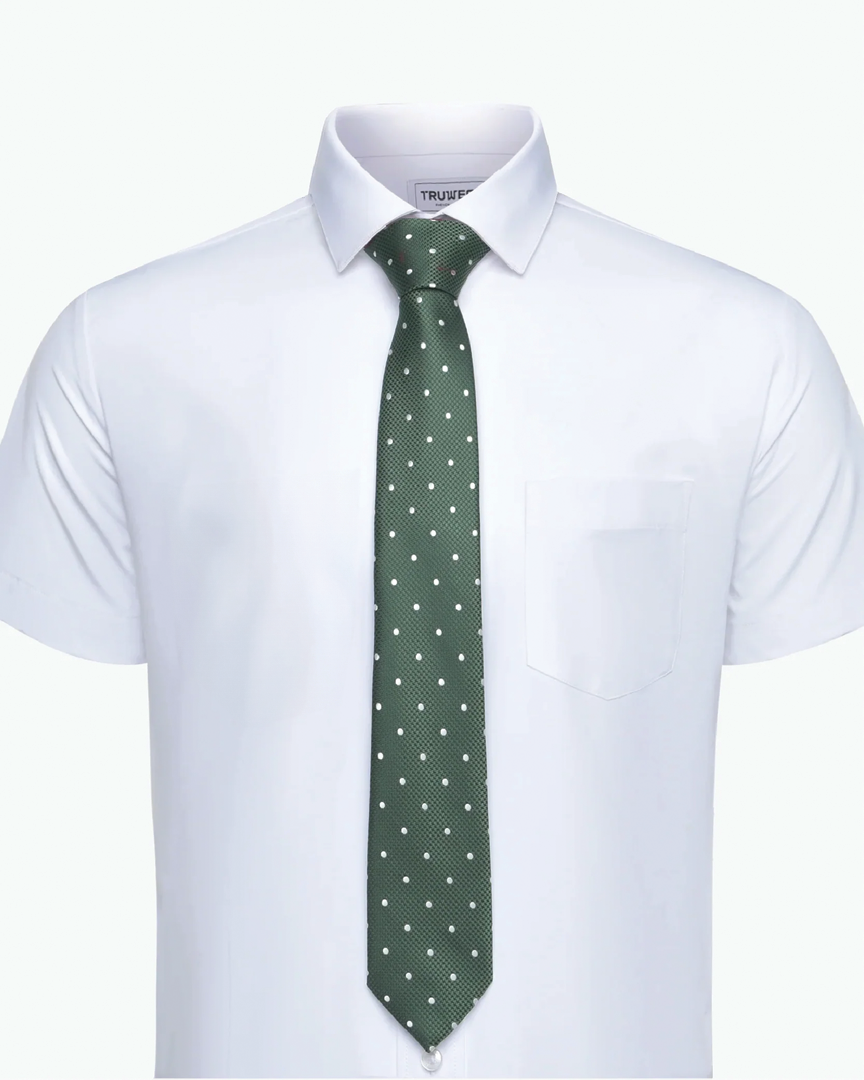 Immortal Green Polka Dot Tie - Green