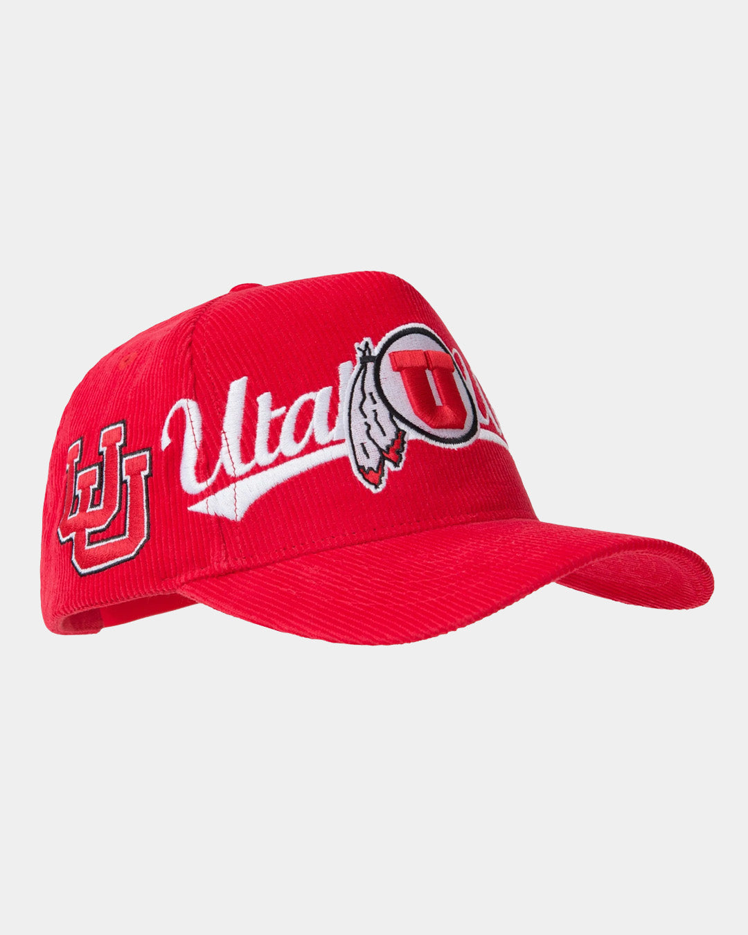 UofU Fade Hat Red Corduroy Utah Utes