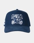 USU Fade Hat Navy Corduroy AGGIE Bull