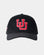UofU Fade Hat Black Corduroy UofU