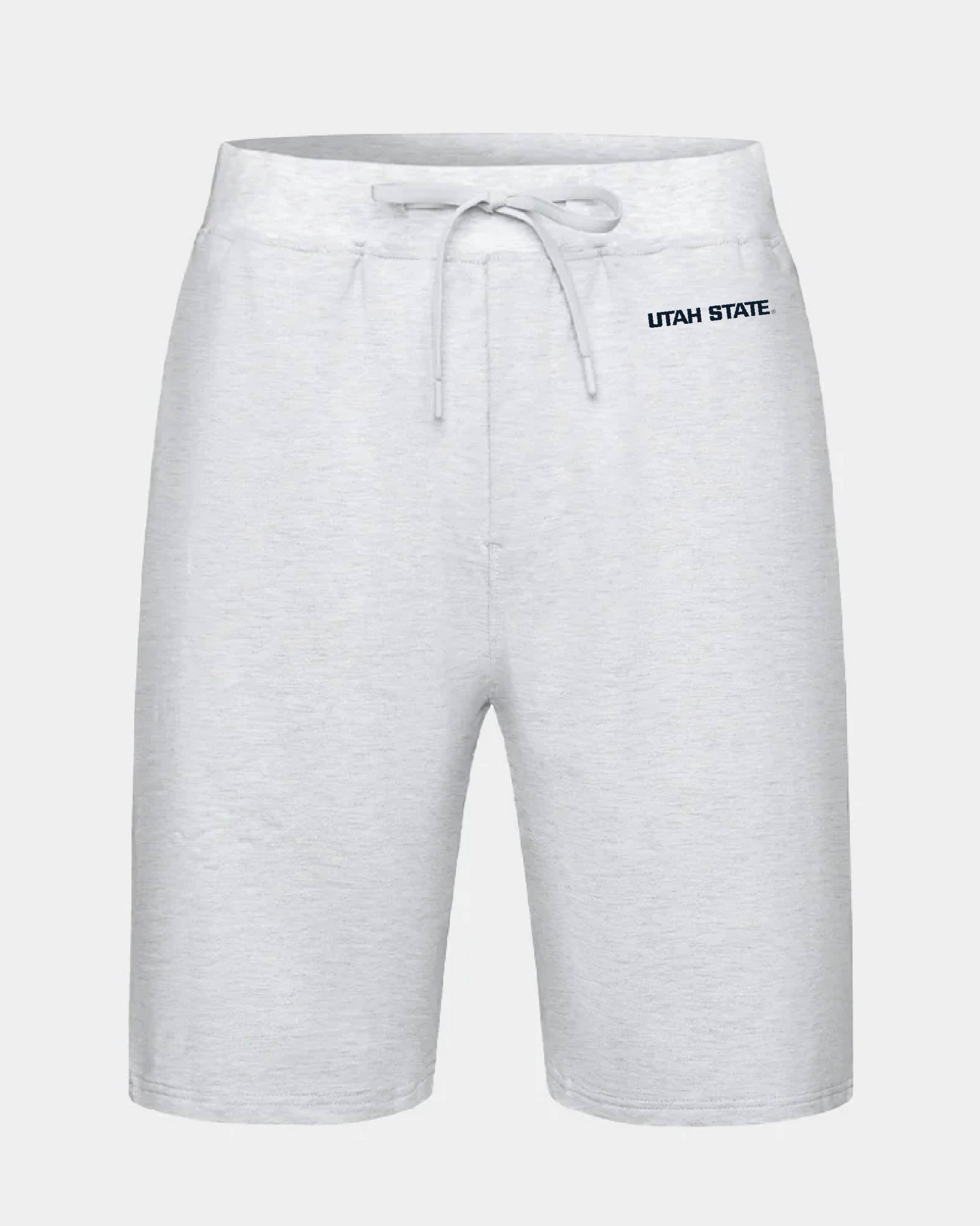 USU Peak Sweat Heather Grey Shorts