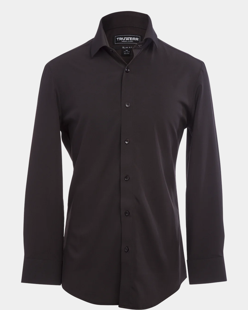 Phenom Professional Black Dress Shirt