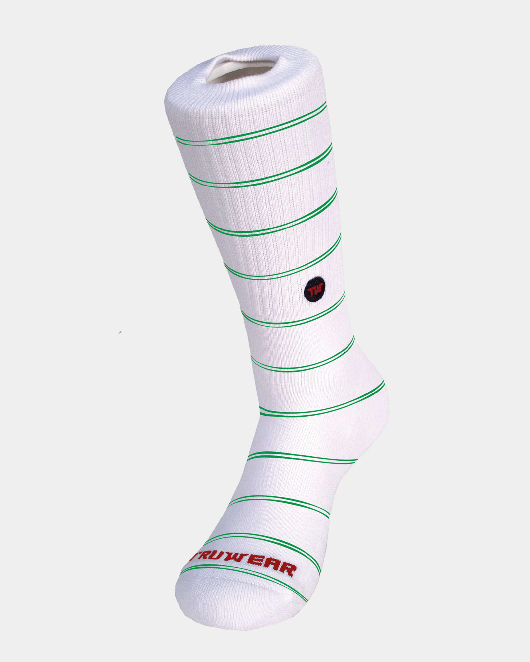 Paramount Tan and Green Stripes Socks - Tan