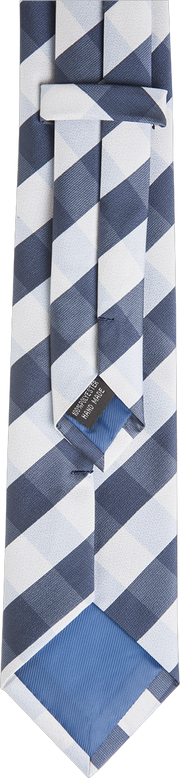 TRUWEAR Immortal Navy Light Blue Checkered Dress Tie