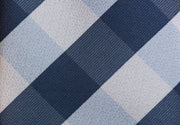 TRUWEAR Immortal Navy Light Blue Checkered Dress Tie Fabric 