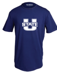 USU Large U-State Spectacle Lifestyle Navy T-Shirt