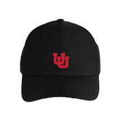 UofU Logo Albatross Black Golf Hat