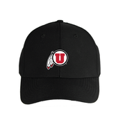 UofU Utes Logo Albatross Black Golf Hat